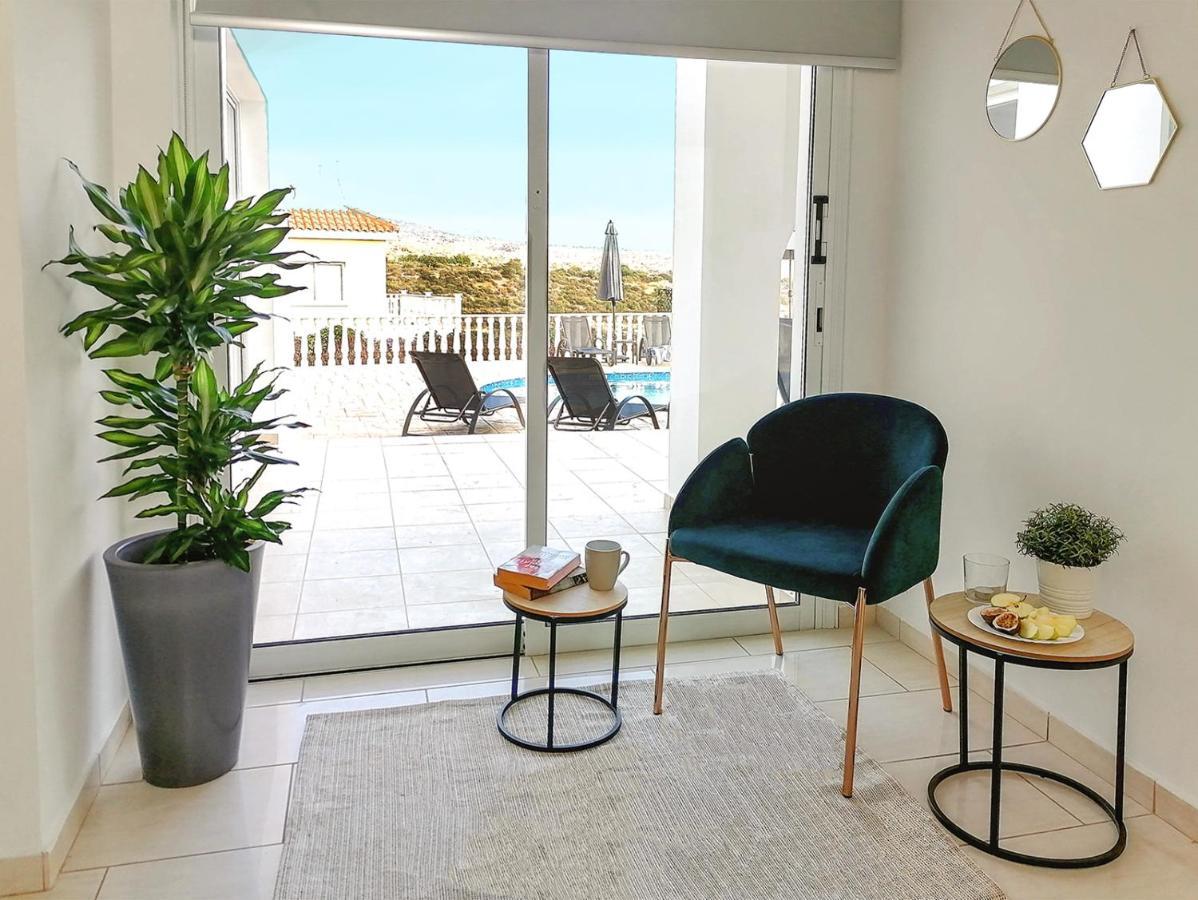 Katya-Sofia Villa - Tranquility With Sea View Pegeia Exterior foto