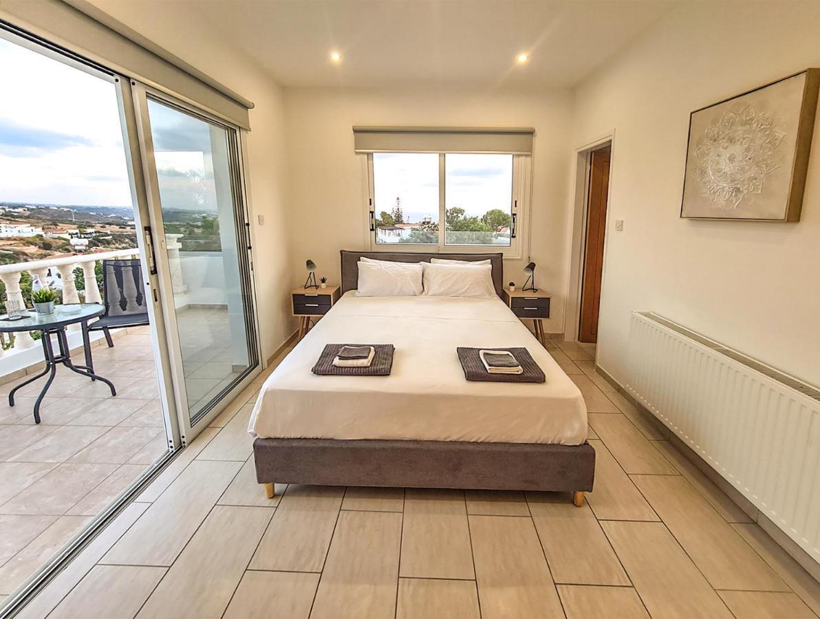 Katya-Sofia Villa - Tranquility With Sea View Pegeia Exterior foto
